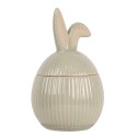 Clayre & Eef Barattolo di stoccaggio 10x10x16 cm Verde Ceramica