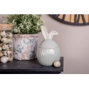 Clayre & Eef Barattolo di stoccaggio 10x10x16 cm Verde Ceramica