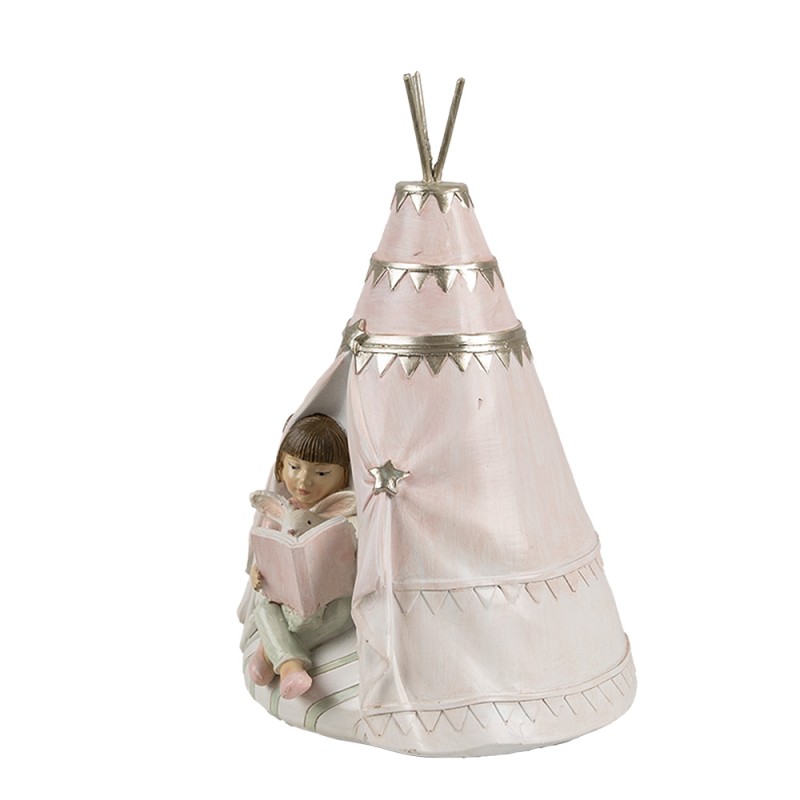 Clayre & Eef Spardosen 13x13x19 cm Rosa Kunststoff