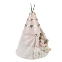Clayre & Eef Spardosen 13x13x19 cm Rosa Kunststoff