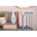 Clayre & Eef Figurine décorative Lapin Ø 7x16 cm Blanc Plastique