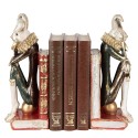 Clayre & Eef Bookends Set of 2 Rabbit 25x11x31 cm White Red Plastic