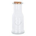 Clayre & Eef Decorative Bottle Ø 7x18 cm Transparent Glass