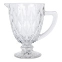 Clayre & Eef Decorative Pitcher 1000 ml Transparent Glass