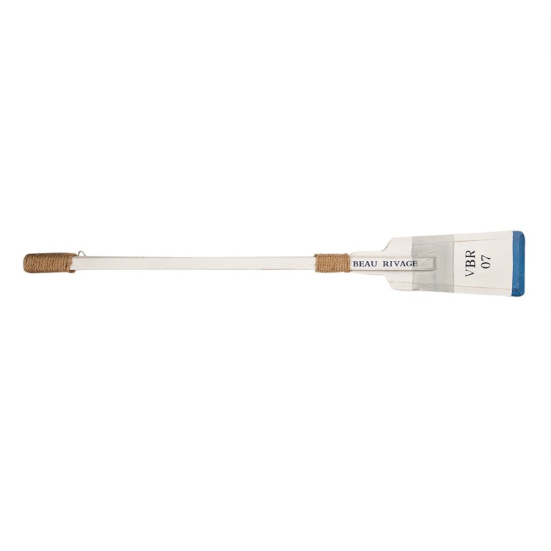 Clayre & Eef Decorative Paddle 110x4x15 cm White Wood