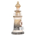 Clayre & Eef Decorative Figurine Lighthouse Ø 8x19 cm Brown Wood product