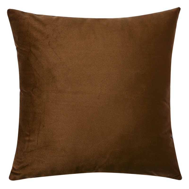 Clayre & Eef Cushion Cover 45x45 cm Brown Synthetic