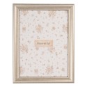 Clayre & Eef Bilderrahmen 15x20 cm Silberfarbig Holzprodukt
