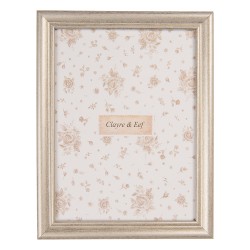 Clayre & Eef Photo Frame 13x18 cm Silver colored Wood product