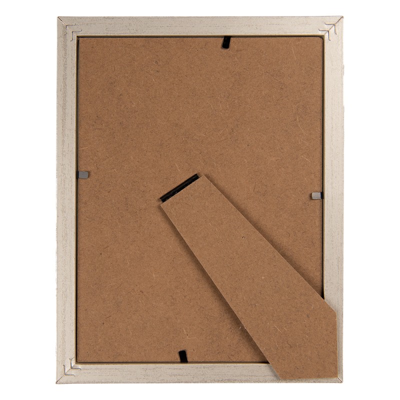 Clayre & Eef Cadre photo 13x18 cm Couleur argent Produit en bois