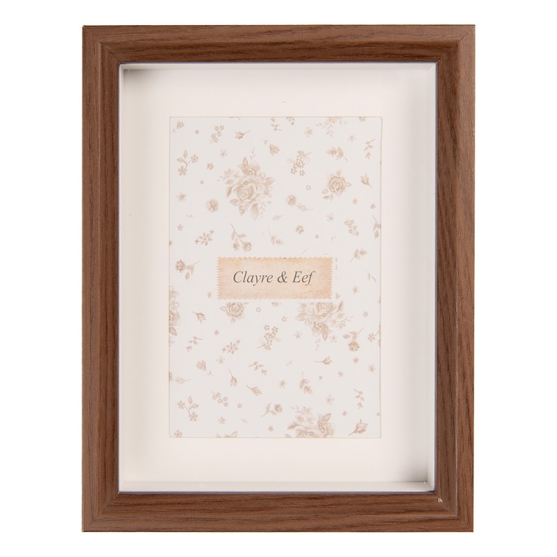 Clayre & Eef Fotolijst 13x18 cm Bruin Houtproduct