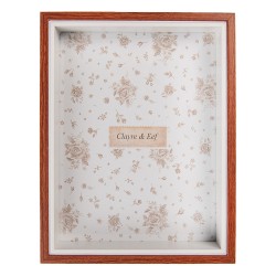 Clayre & Eef Bilderrahmen 15x20 cm Braun Holzprodukt