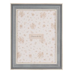 Clayre & Eef Fotolijst 10x15 cm Blauw Houtproduct