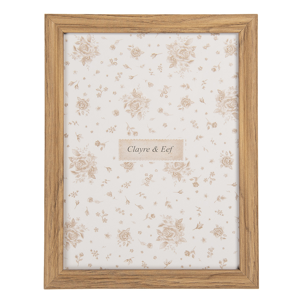 Clayre & Eef Fotolijst 13x18 cm Bruin MDF afbeelding 1