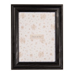 Clayre & Eef Photo Frame 10x15 cm Black Wood product