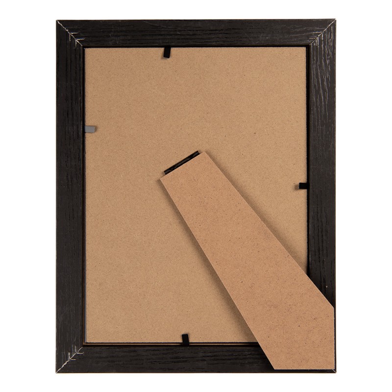 Clayre & Eef Bilderrahmen 15x20 cm Schwarz Holzprodukt