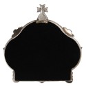 Clayre & Eef Miroir Couronne 30x30 cm Couleur argent Plastique Verre