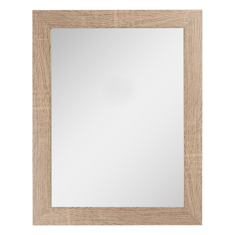Clayre & Eef Mirror 37x2x47 cm Brown MDF Glass Rectangle
