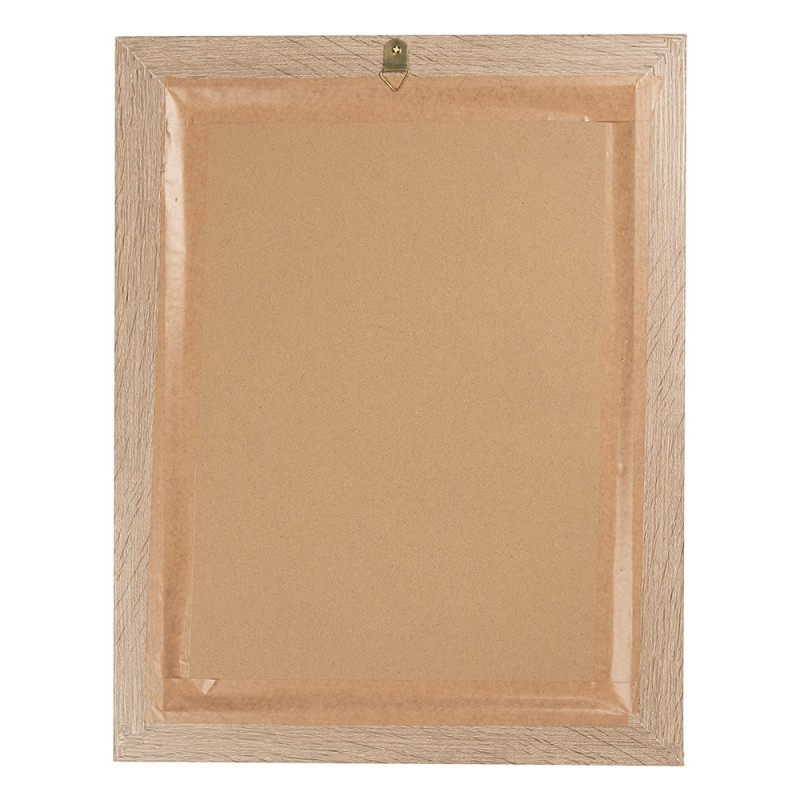 Clayre & Eef Mirror 37x2x47 cm Brown MDF Glass Rectangle