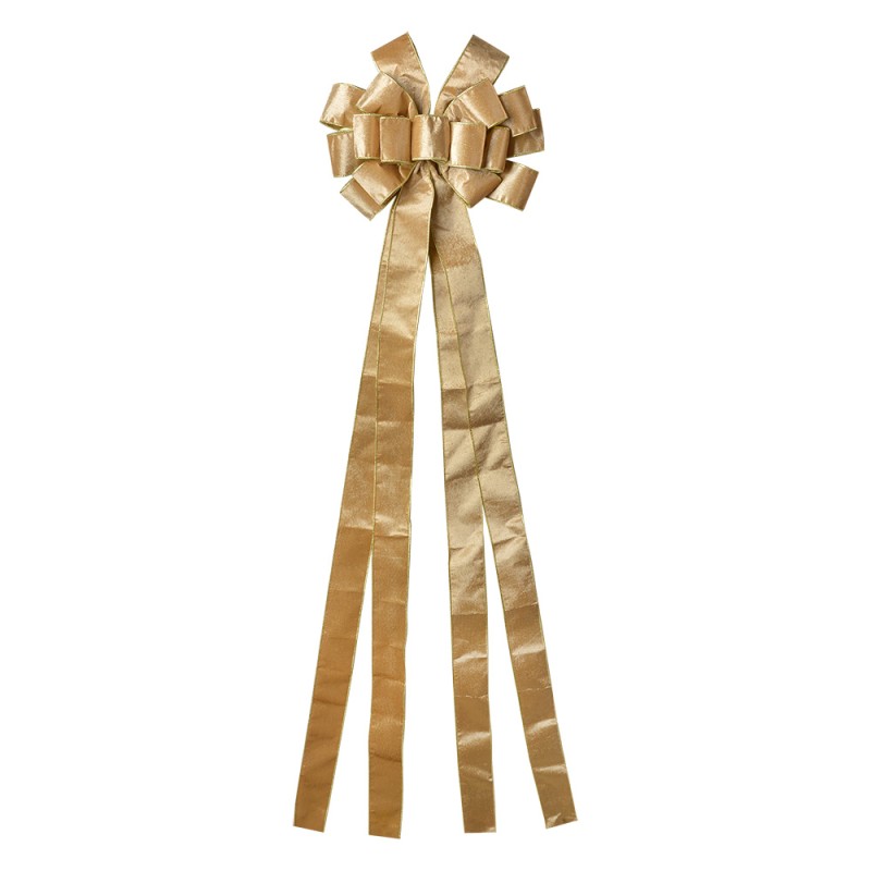 Clayre & Eef Fiocco Decorativo 33x135 cm Color oro Sintetico