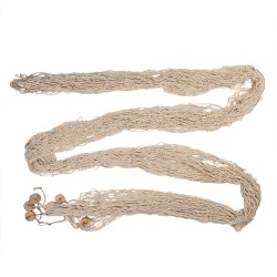 Clayre & Eef Dekoration 200x400 cm Beige Seil