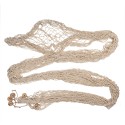Clayre & Eef Decoratie Visnet 200x400 cm Beige Touw