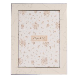 Clayre & Eef Photo Frame 13x18 cm Beige Plastic Glass