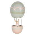 Clayre & Eef Statuetta decorativa Coniglio Ø 12x25 cm Beige Plastica