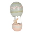 Clayre & Eef Statuetta decorativa Coniglio Ø 12x25 cm Beige Plastica
