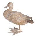Clayre & Eef Statuetta decorativa Anatra 22x15x21 cm Grigio Plastica