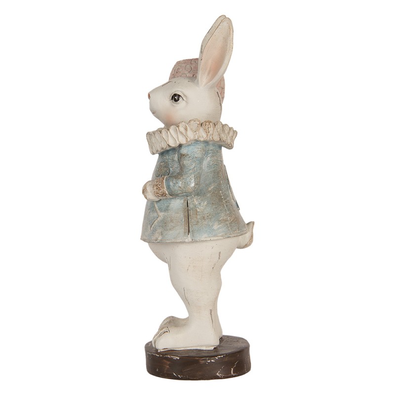 Clayre & Eef Statuetta decorativa Coniglio 29 cm Beige Plastica