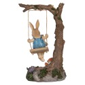 Clayre & Eef Decorative Figurine Rabbit 20x12x32 cm Brown Plastic