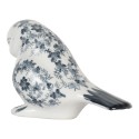Clayre & Eef Decorative Figurine Bird 21x10x13 cm White Blue Ceramic