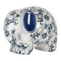 Clayre & Eef Decorative Figurine Elephant 17x10x11 cm White Blue Ceramic