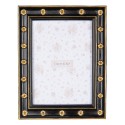 Clayre & Eef Fotolijst 13x18 cm Zwart Goudkleurig Kunststof Glas