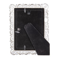 Clayre & Eef Cadre photo 10x15 cm Couleur argent Plastique Verre
