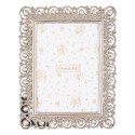 Clayre & Eef Photo Frame 13x18 cm Silver colored Plastic Glass
