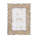 Clayre & Eef Bilderrahmen 10x15 cm Silberfarbig Kunststoff Glas