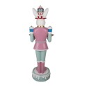 Clayre & Eef Figurine décorative Lapin 43x40x121 cm Blanc Plastique