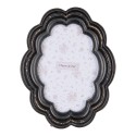 Clayre & Eef Photo Frame 10x15 cm Black Plastic Glass