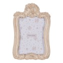 Clayre & Eef Photo Frame 10x15 cm Beige Plastic Glass