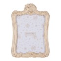Clayre & Eef Cadre photo 13x18 cm Beige Plastique Verre