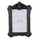 Clayre & Eef Photo Frame 10x15 cm Black Plastic Glass