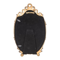 Clayre & Eef Bilderrahmen 13x18 cm Goldfarbig Kunststoff Glas