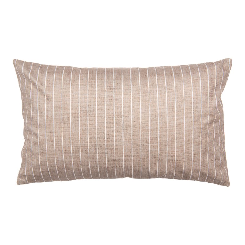 Clayre & Eef Kussenhoes 30x50 cm Bruin Polyester Rechthoek Hart