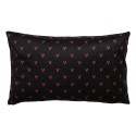 Clayre & Eef Kissenbezug 30x50 cm Schwarz Weiß Polyester Rechteck Love