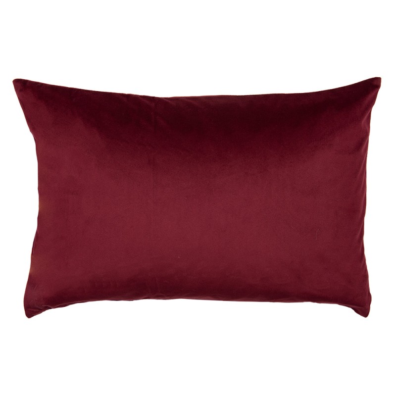 Clayre & Eef Cushion Cover 35x50 cm Red Polyester Rectangle