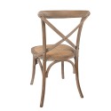 Clayre & Eef Dining Chair 44x42x88 cm Brown Wood