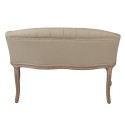 Clayre & Eef Bench 104x55x70 cm Brown Beige Wood Textile