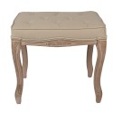 Clayre & Eef Krukje 50x36x47 cm Bruin Beige Hout Textiel